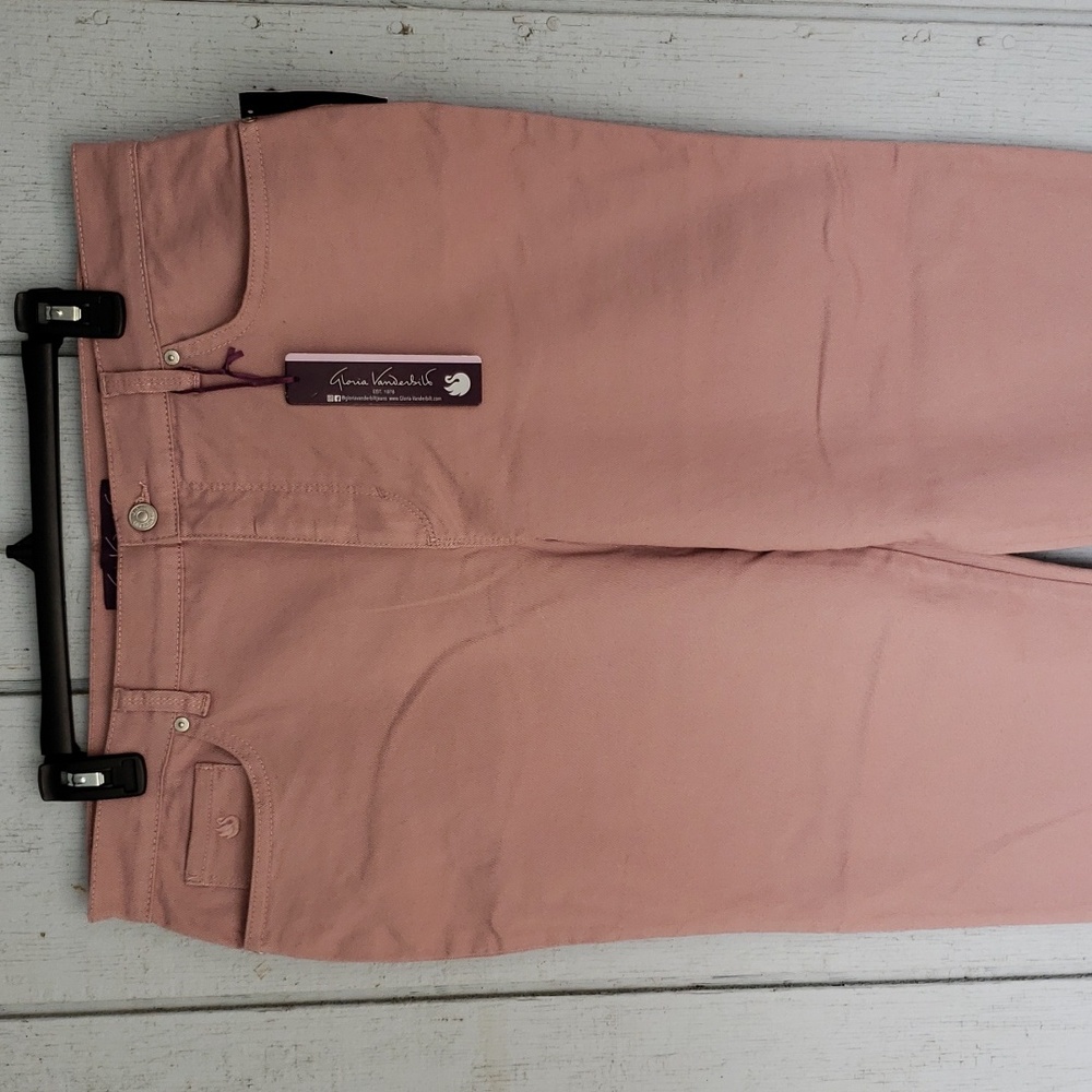 Gloria Vanderbilt Amanda Style 30047135-7MA Woodrose Pink Jeans